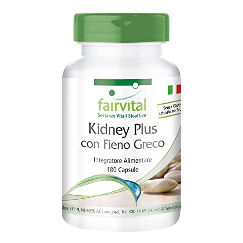 Fairvital | Kidney Inoltre Carboidrati Bloccanti - 1 Mese - Vegan - Alto Dosaggio - 180 Capsule - Con Bicromato Di Potassio