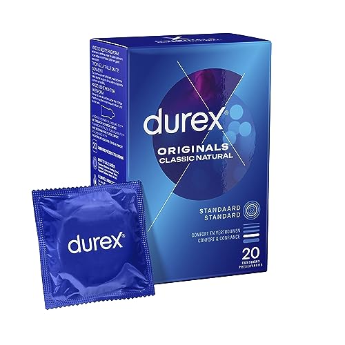 Durex Classic Natural - 20 Condoms - 70 Gr, Neutro