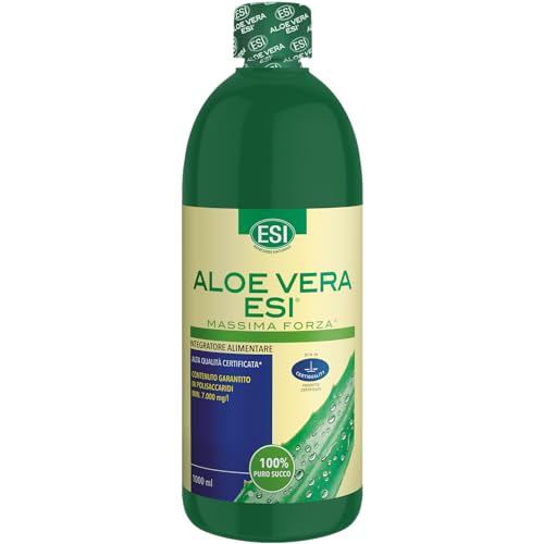 Esi - Aloe Vera Massima Forza, Integratore Alimentare Di Puro Succo Concentrato, Per Il Benessere Del Sistema Digerente, Ad Alto Valore Nutriente, Sen