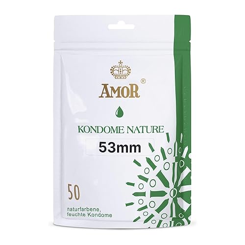 Preservativi Amor Nature Premium Posizionamento Perfetto E Misure Adatte A Tutti - Ø 53 Mm Trasparente Confezione Da 50