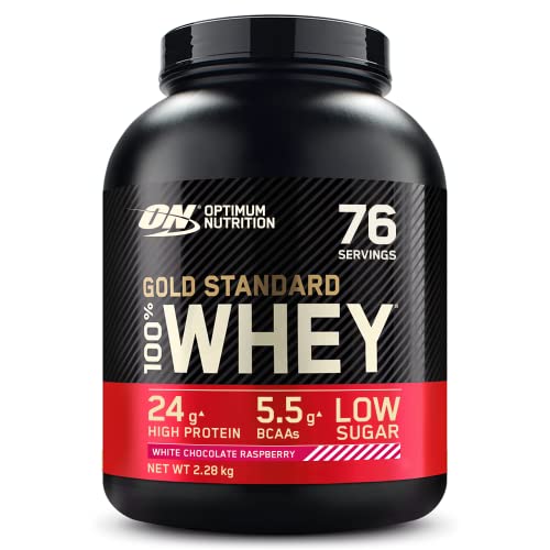 Optimum Nutrition Gold Standard 100% Whey Proteine In Polvere Per Lo Sviluppo E Il Recupero Muscolare Con Glutammina E Aminoacidi Bcaa Naturali, Gusto