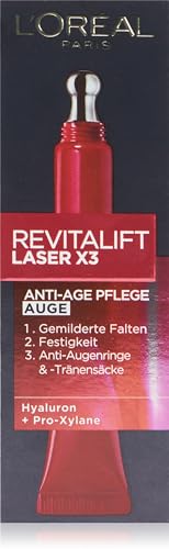 L'Oréal Paris Revitalift Laser X3 Contorno Occhi, 1 Confezione (1 X 15 Ml)