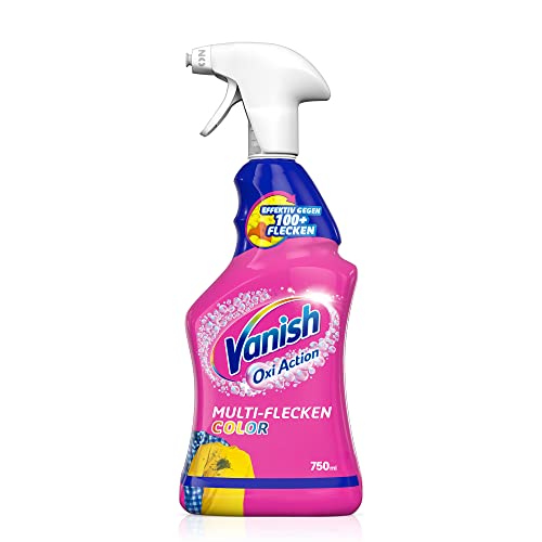 Vanish Oxi Action Spray Prelavaggio Color – 1 X 750 Ml – Efficace Contro 100+ Tipi Di Macchie – Smacchiatore Per Il Pretrattamento Della Biancheria Co
