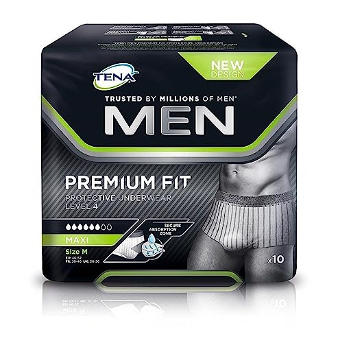 Tena Per Uomo Premium Fit Livello 4 Medium Confezione Da 10