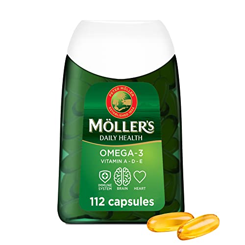 Moller'S ® | Capsule Di Omega-3 | Olio Di Pesce Con Epa, Dha | 112 Capsule