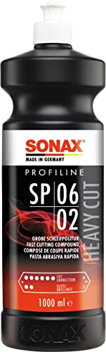 Sonax Profiline Sp 06-02 Pasta Abrasiva Rimuove Graffi Profondi E Abrasioni Dalle Superfici Monostrato Molto Rovinate, Priva Di Silicone, 1 L, Articol