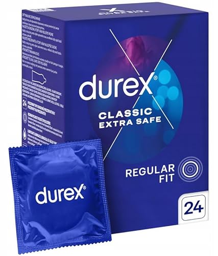 Durex Preservativi Extra Sicuri, 24 Pezzi
