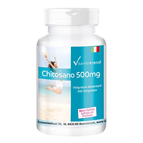 Chitosano Forte 500Mg - 240 Compresse - Fat Blocker | Vitamintrend®