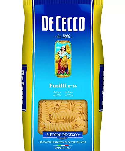 Pasta Fusilli N° 34 Di Cecco Bustina 3 Kg