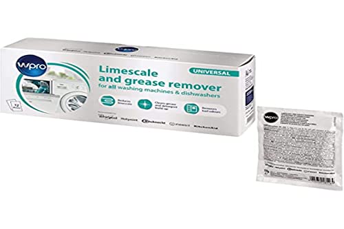 Détartrant Wpro X12 Pour Lave-Vaisselle & Lave-Linge, 600 G 12 Count (Pack Of 1)