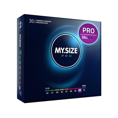 Preservativo My.Size Pro Misura 7, 69 Mm, 36 Pezzi - Ottima Vestibilità Per Una Taglia Adatta A Tutti