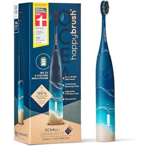 Starterkit Schall Eco Vibe 3 Ocean, Elektrische Zahnbürste (Blu/Beige)