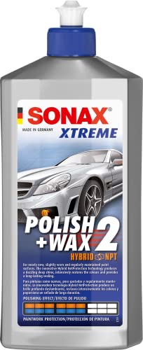 Sonax Xtreme Polish+Wax 2 Hybrid Npt Polish Per Superfici Verniciate Quasi Nuove, Leggermente Usurate E Curate Regolarmente, Colori E Lucentezza Profo