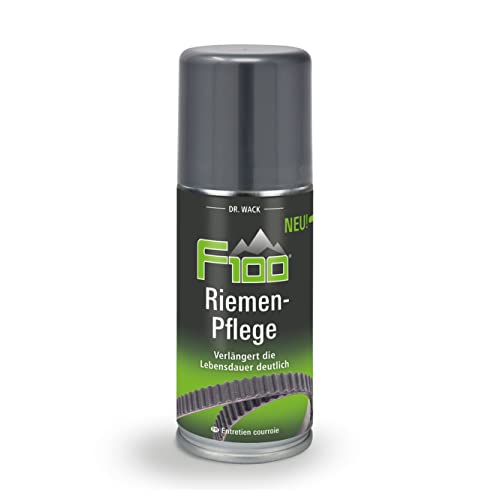 Dr. Wack - F100 Spray Per La Cura Della Cinghia Da 100 Ml, Con Elevata Resistenza All'Acqua Per Cinghia Trapezoidale O Cinghia Dentata I Spray Per Una