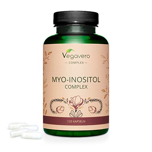 Integratore Inositolo | Con Myo, D Chiro Inositolo, Acido Folico, Vitamina B6 E Zinco | Pcos E Ovaio Policistico | 120 Capsule | Vegan | Vegavero®