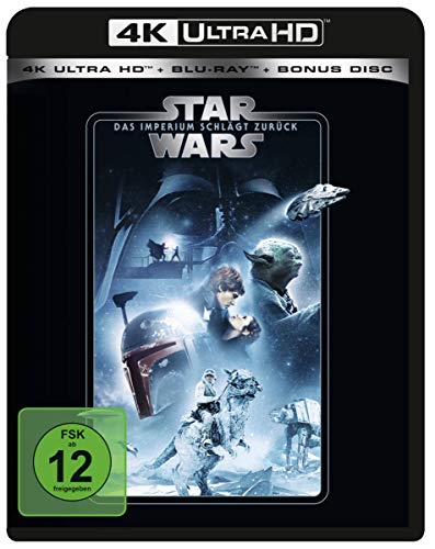 Star Wars - Das Imperium Schlägt Zurück (4K Ultra Hd) (+ Blu-Ray 2D) (+ Bonus-Blu-Ray)