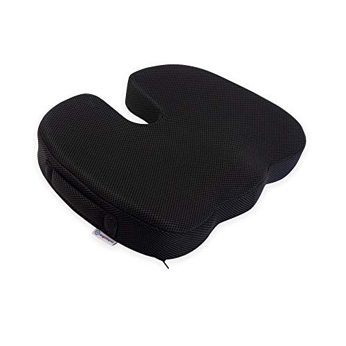 Ergotopia Cuscino Ortopedico Per Sedute Per Alleviare La Pressione, Cuscino Per Il Coccige In Memory Foam Viscoelastico Ottimizzato, Cuscino Ergonomic