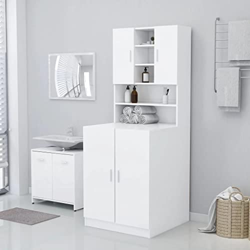 Waschmaschinenschrank Weiß 71X71,5X91,5 Cm