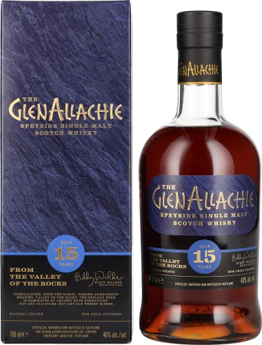 The Glenallachie 15 Years Old Speyside Single Malt Scotch Whisky 46% Vol. 0,7L In Giftbox