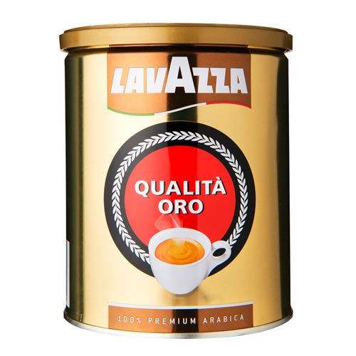 Lavazza Caffè Qualità Oro, Espresso Arabica Tostato, Chicchi Di Caffè Macinato, 250 G Pacco