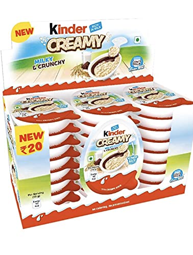 Kinder Creamy Milky & Crunchy (24 Pezzi)
