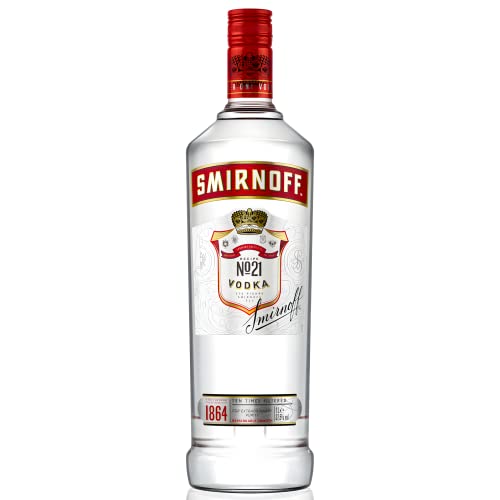 Smirnoff No. 21 Vodka, Red Label, Vodka Numero 1 Al Mondo, 37,5% Vol, 1L