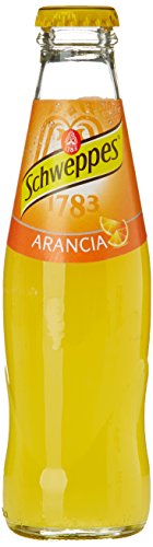 Schweppes - Arancia, Bibita Analcolica Gassata All'Arancia Con Zucchero, 180 Ml (Confezione Da 4)