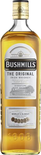 Bushmills Original 70Cl - Whiskey Irlandese, Il Più Rotondo Dei Classici Irish, Gusto Vellutato. 40% Vol.