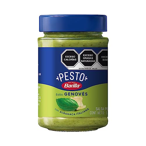 Barilla Sugo Pesto Alla Genovese Con Basilico Fresco Italiano E Parmigiano Reggiano Dop Senza Glutine, 190G