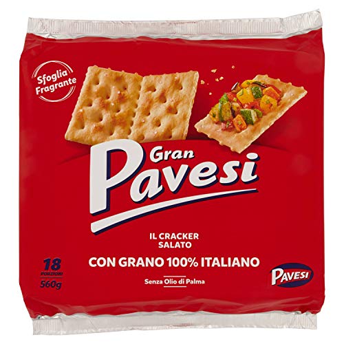 Gran Pavesi - Cracker Salati - 4 Pezzi Da 560 G [2240 G]