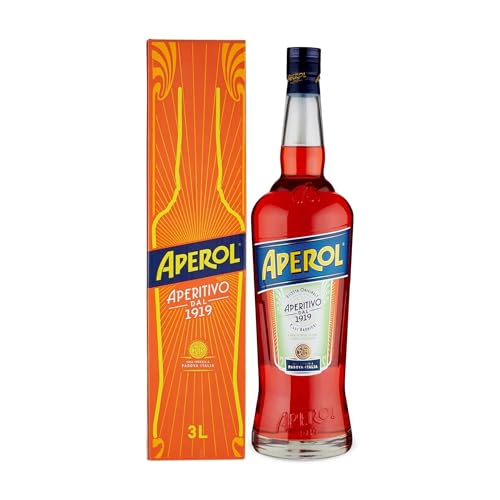 Aperol - Bottiglia Magnum Da 3L, Aperitivo Alcolico, 11% Vol