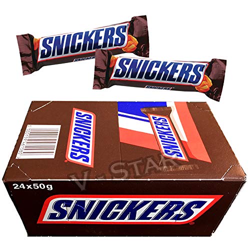 Original Snickers Chocolate Bar 24 X 50G Full Box Fresh Stock - 22.12.2019