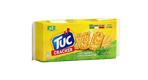 Tuc Cracker, Gusto Rosmarino Ed Erbe Aromatiche, Cotto Al Forno Con Grano 100% Italiano, 250G