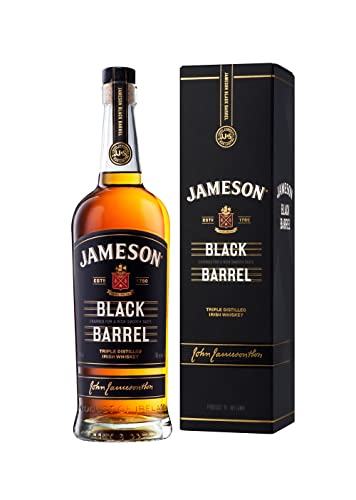 Jameson Irish Whiskey Black Barrel, Blended Whisky Irlandese Di Malto E Cereali, Fino A 12 Anni Di Invecchiamento In Botti Ex-Bourbon E Sherry, Con As