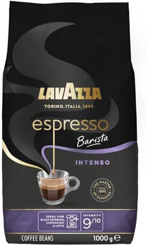 Lavazza, Espresso Barista Intenso, Caffè In Grani Tostati A Tamburo, Ideali Per Macchine Da Caffè Espresso, Note Aromatiche Di Cacao E Legno, Arabica