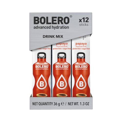 Bolero Drink 12 Stick Da 3 Gr Preparato Istantaneo Per Bevande Zero Carbo Papaya