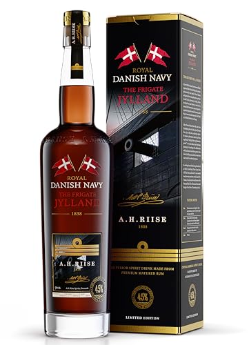 A.H. Riise Royal Danish Navy The Frigate Jylland Superior Spirit Drink 45% Vol. 0,7L In Giftbox