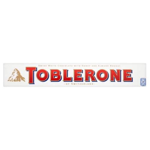 Toblerone White Chocolate 100 G (Pack Of 20)