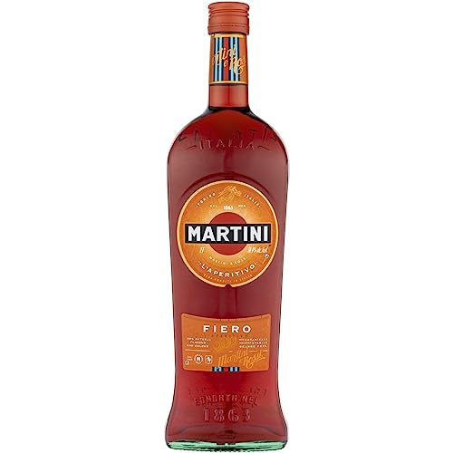 Martini Fiero Vermouth Aperitivo, Vermouth Dolce Infuso Con Scorze D'Arancia Spagnola Sbucciate A Mano, 14,4% Abv, 100Cl / 1L