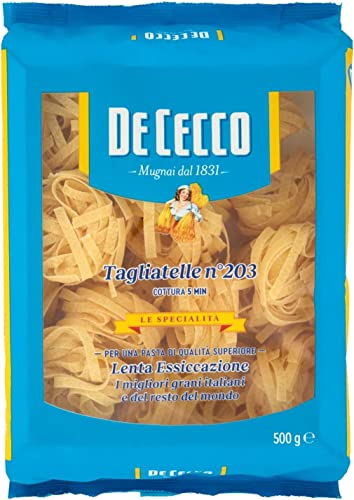 10 Pasta De Cecco 100% Italiano Tagliatelle N 203 Pasta 500 G