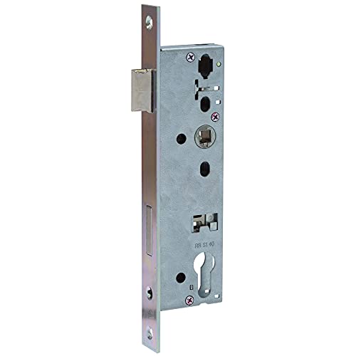 Abus 61753 Esr Pz Lr Z 45 92 24 Serratura A Mortasa, Argento, 45 Mm