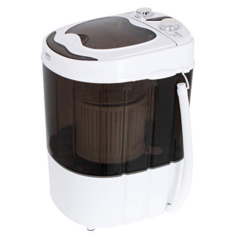 Adler Camry Cr 8054 Lavatrice Mobile Per Campeggio, Piccola Casa, Lavaggio E Centrifuga, Marrone/Bianco