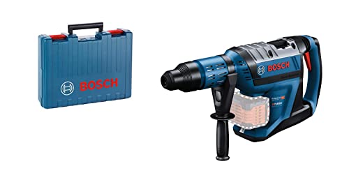 Bosch Professional Biturbo Martello Perforatore A Batteria Gbh 18V-45 C (Energia D'Impatto: 12,5 Joule, Mod. Connettività + Velocità Preimpostabili, B