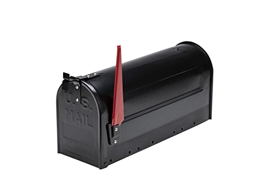 Burg-Wächter 891 S Cassetta Postale Americana Con Bandiera Girevole, Nero