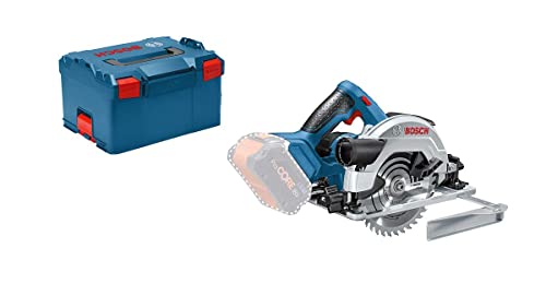 Bosch Professional 18V System Sega Circolare A Batteria Gks 18V-57 G (Senza Batterie E Caricabatteria, In Valigetta L-Boxx)
