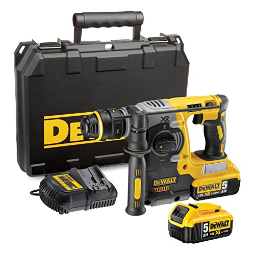 Dewalt Dch273P2-Gb 18V Xr Brushless 24 Mm, 2 Kg Sds-Plus Martello, 2 X 5 Ah