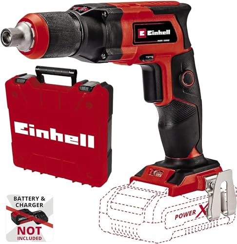 Einhell Te-Dy 18 Li-Solo Avvitatore Per Cartongesso A Batteria Power X-Change (18 V, Giri Al Min. 0 - 4000, Supporto Magnetico Punte (6,35Mm/¼"), Senz