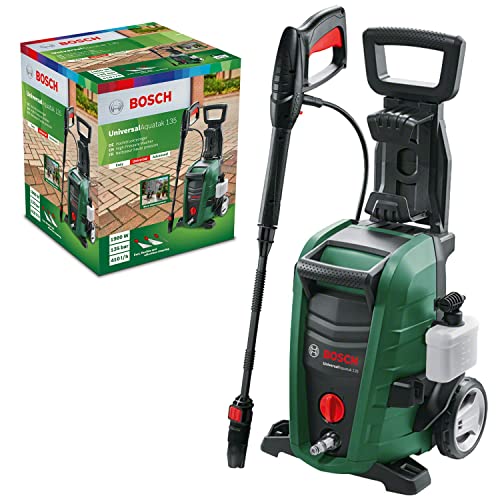 Bosch Home And Garden Universal Aquatak Idropulitrice, 1900 W, 135 Bar, 44.6X37.5X36.5 Cm, Nero Verde