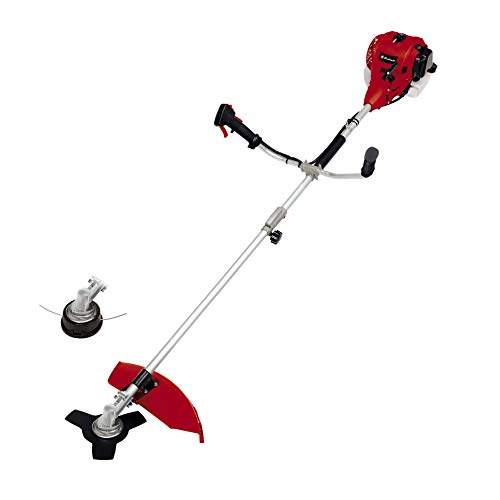 Einhell Falciatrice A Benzina Gc-Bc 25/1 I As (0,6 Kw, Motore A 2 Tempi A Bassa Vibrazione, Impugnatura A Manubrio, Lama A 3 Denti + Bobina A Doppio F