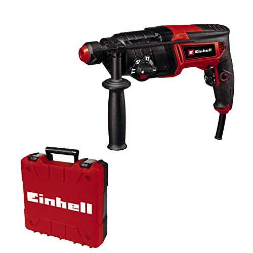 Einhell Martello Perforatore Tc-Rh 800 4F (800 W, 2,6 Joule, Foratura E Foratura A Martello, Scalpellatura Con E Senza Fissaggio, Sds-Plus, E-Box Incl